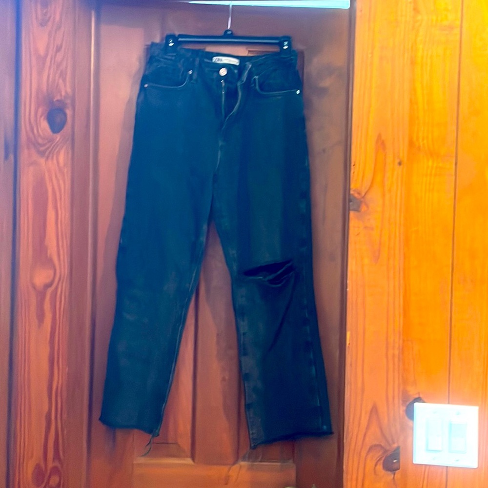 Zara loose fit jeans size 4